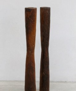 Rosewood candle holder